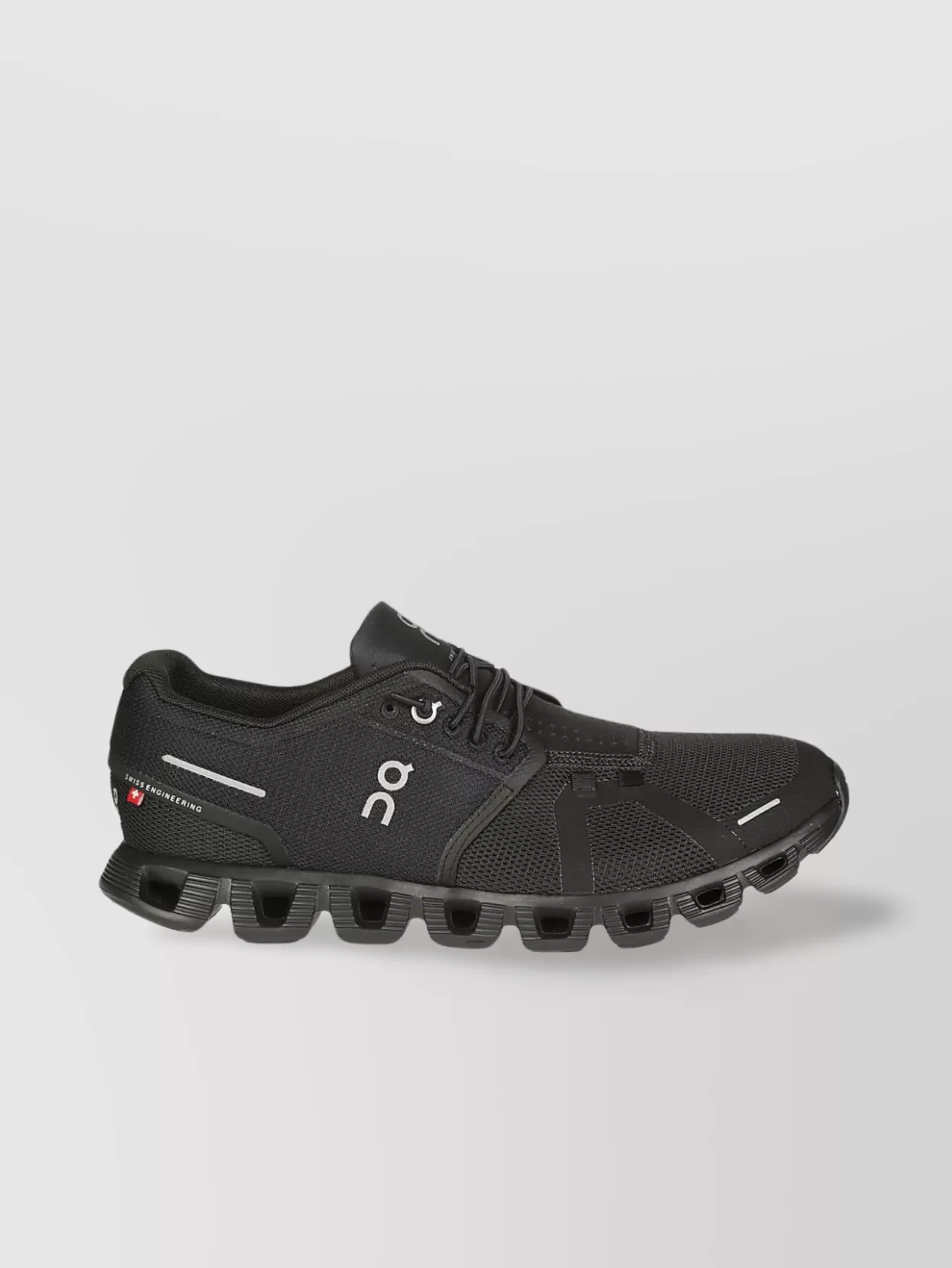 Shop On Running Cloud 5 Mesh Rubber Heel Sneakers