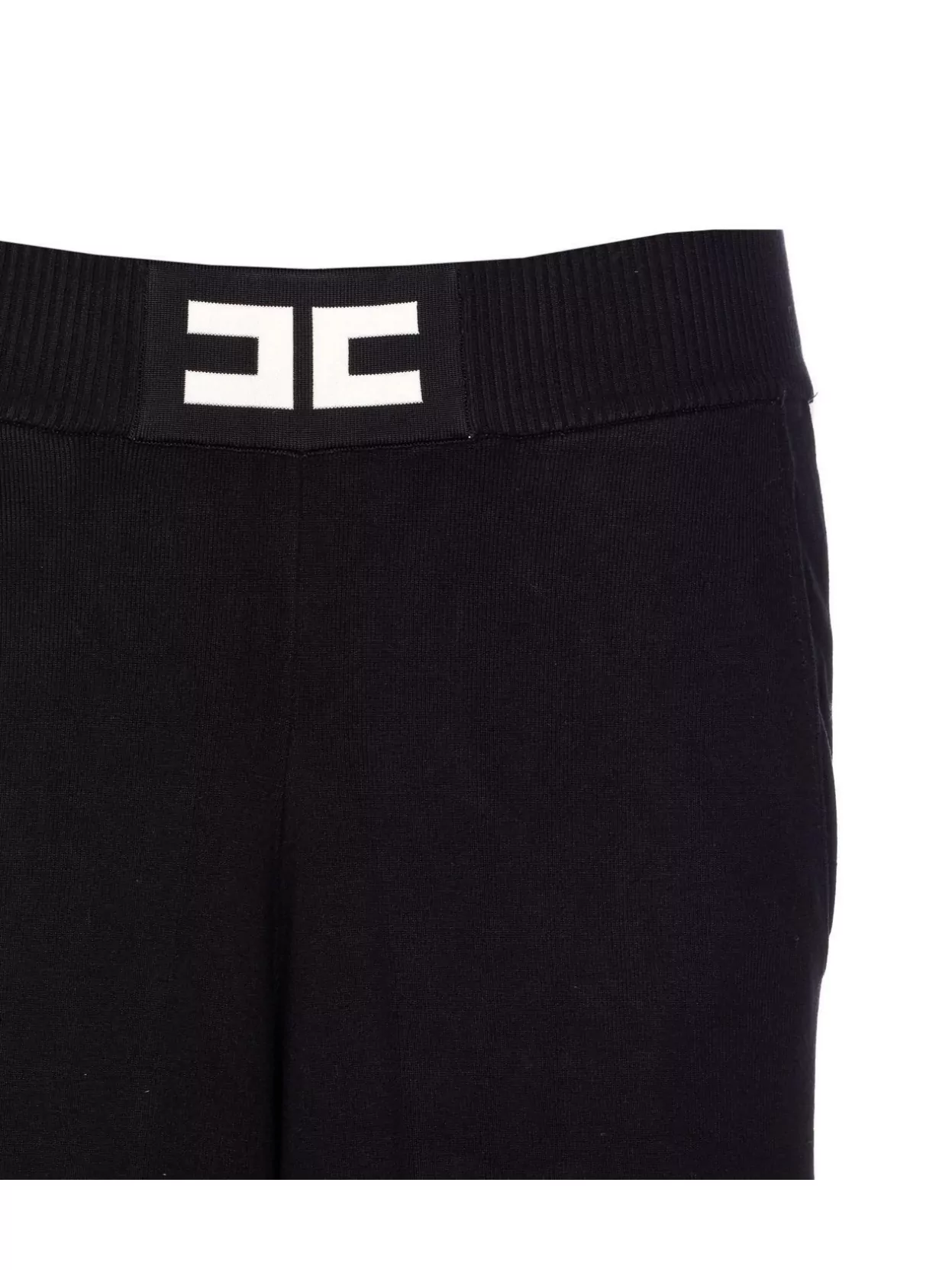 Elisabetta Franchi Flared Fit Trousers With Side Stripe Detail In Multi