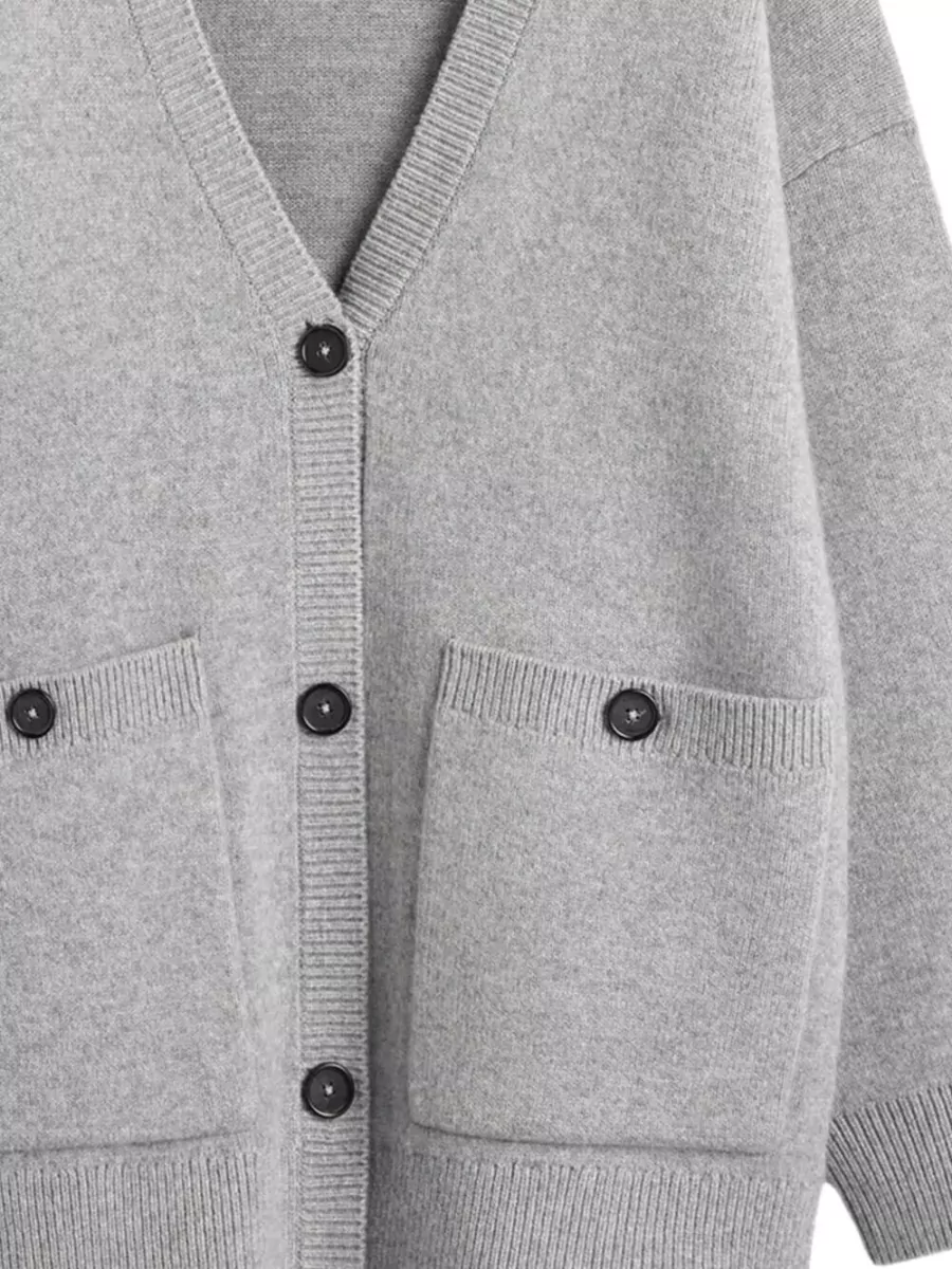 Totême Cashmere Longline Cardigan