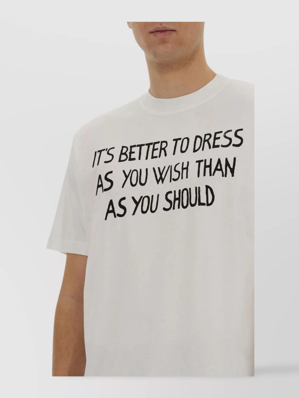 Moschino "Graphic Message Print" T-Shirt