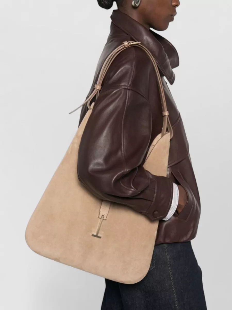 Tom Ford Padlock Leather Tote Bag