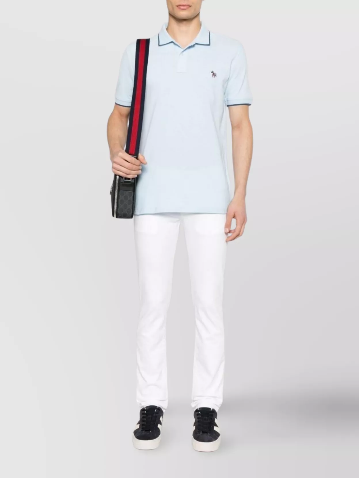 Jacob Cohen Straight Slim Fit Trousers With Belt Loops
