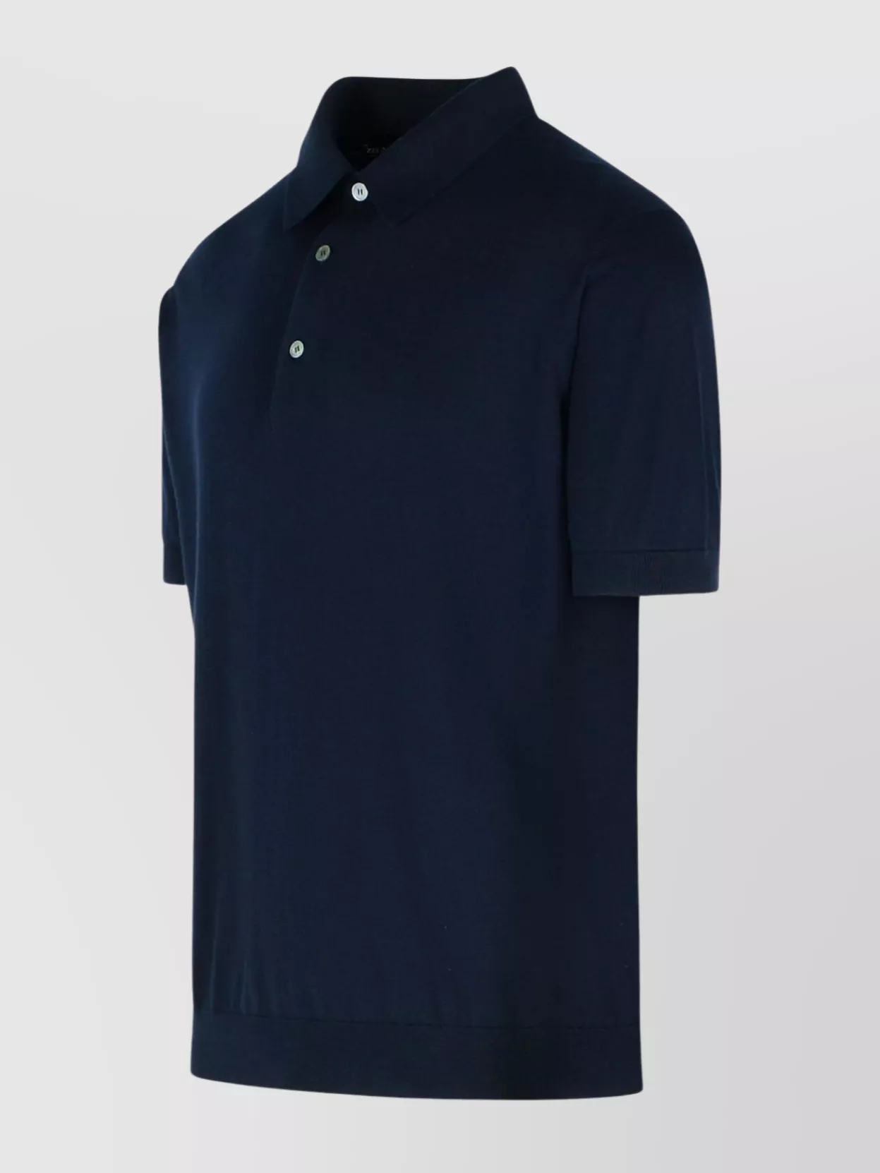 Zegna Cotton Polo Shirt With Polo Collar
