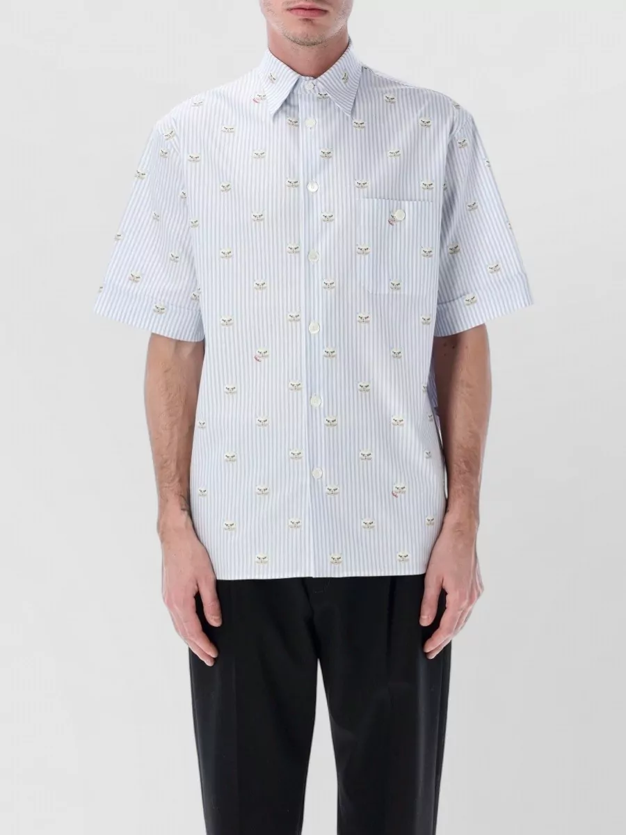 Valentino Garavani Cotton printed short-sleeve shirt