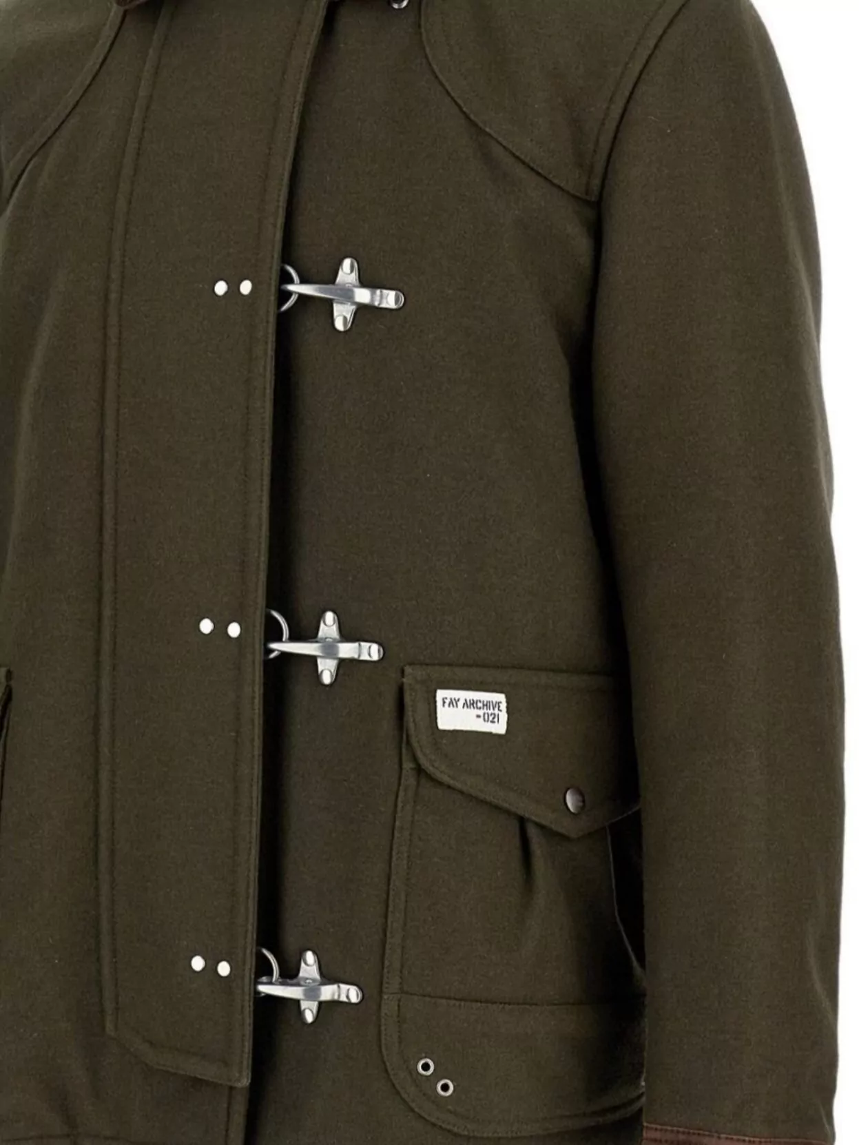 Fay Short Coat Featuring Four Side Hooks