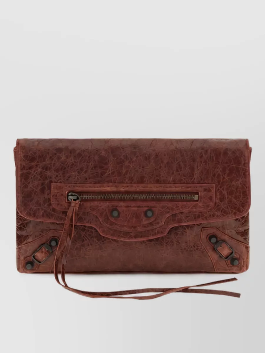 Balenciaga na lambskin clutch bag