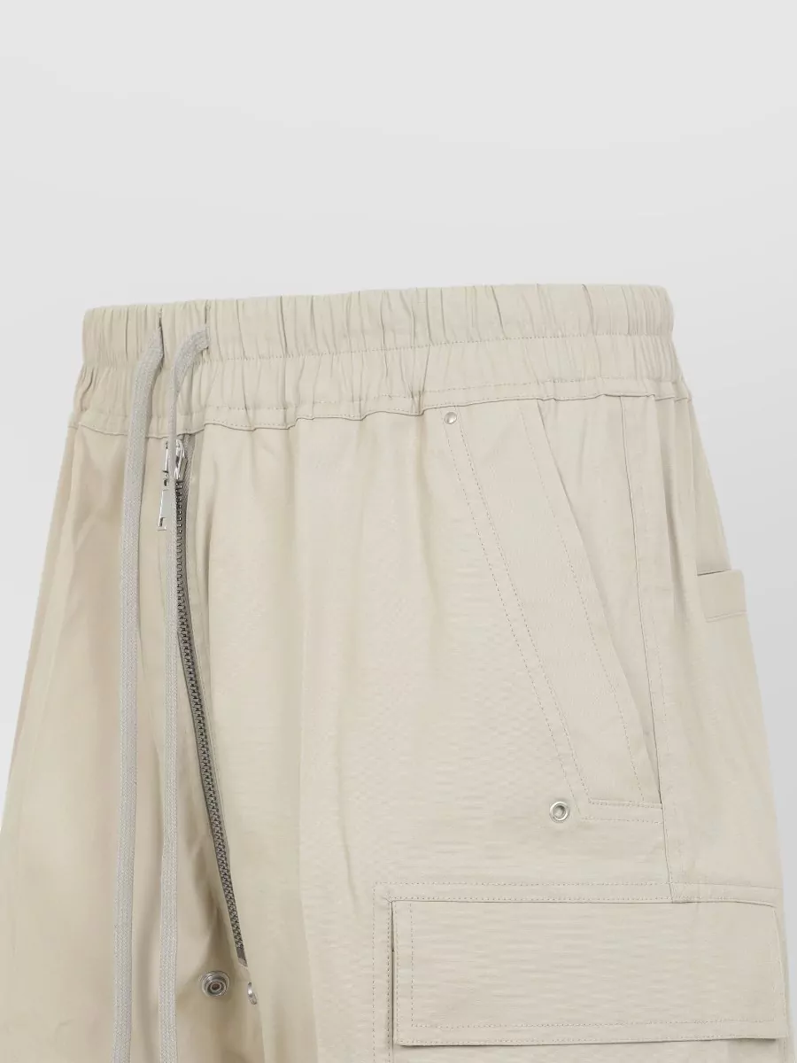 Rick Owens Cotton Relaxed-Fit Cargo Shorts