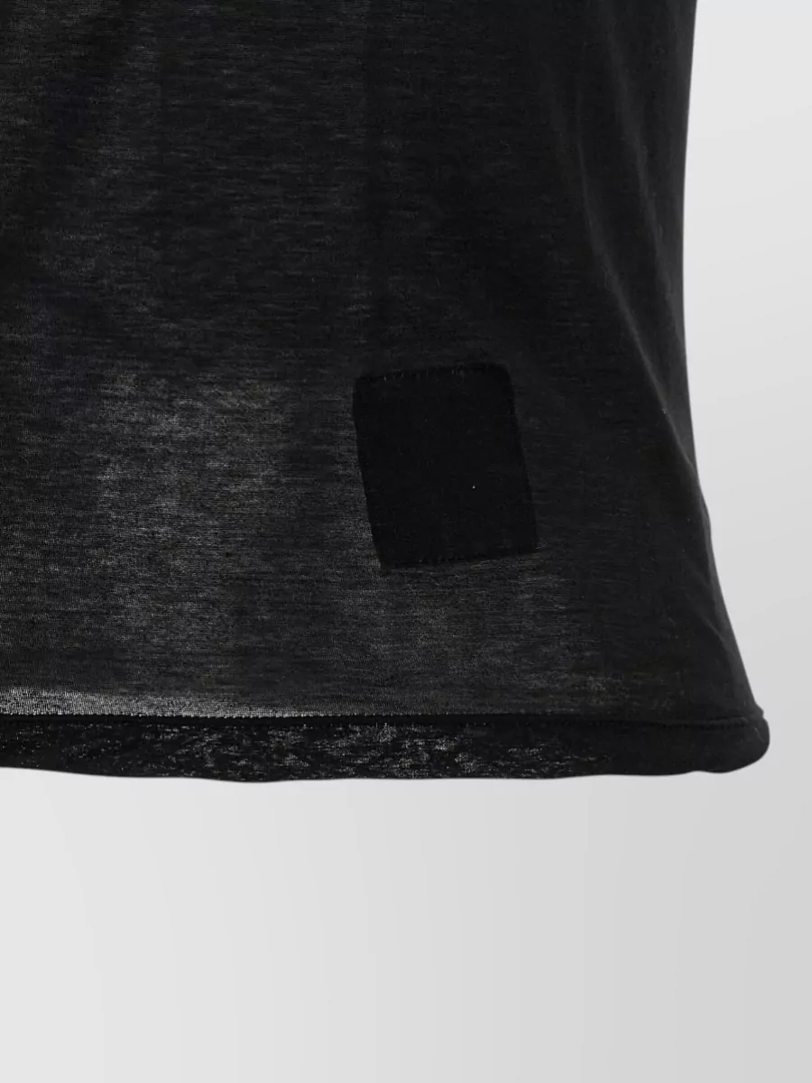 Rick Owens Drkshdw Cotton Asymmetric One-Shoulder Top
