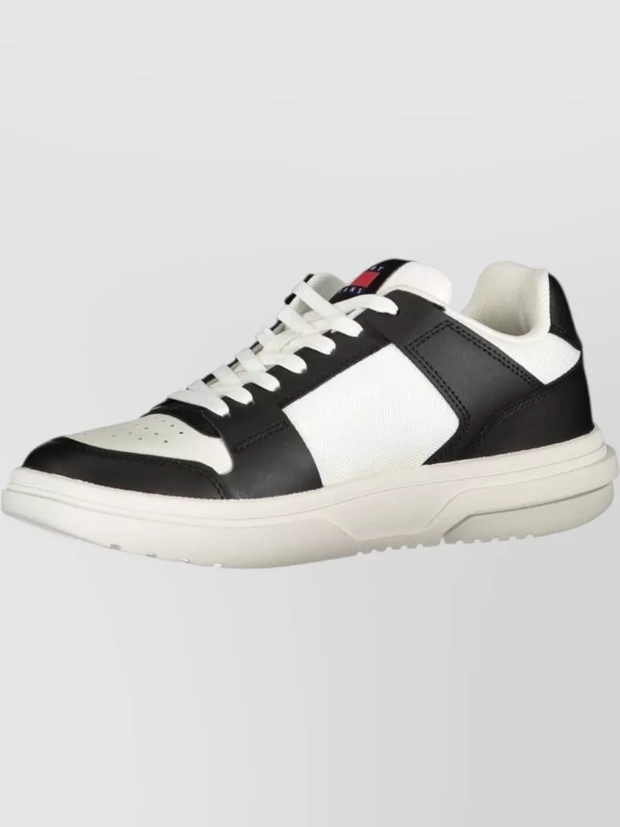 Tommy Hilfiger Leather Lace-Up Sneakers