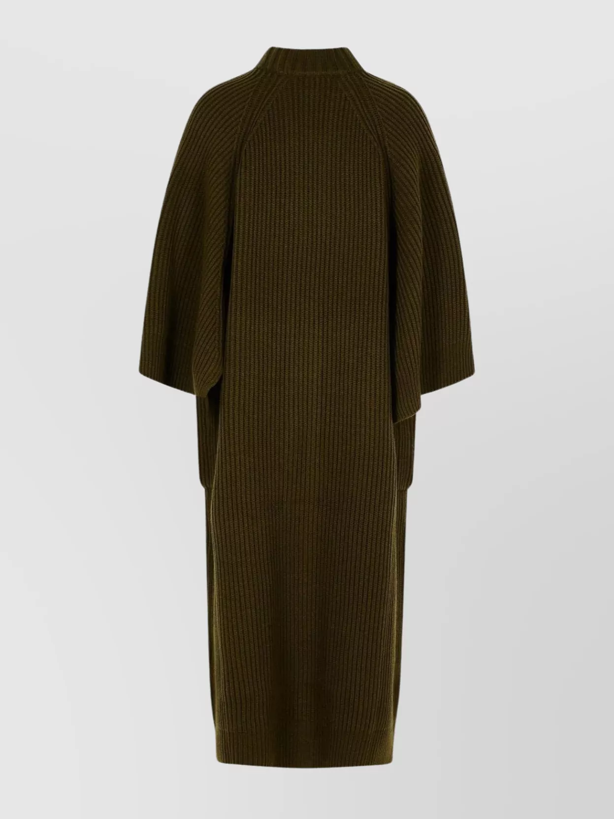 Max Mara Long Knit Cardigan Patch Pockets In Multi