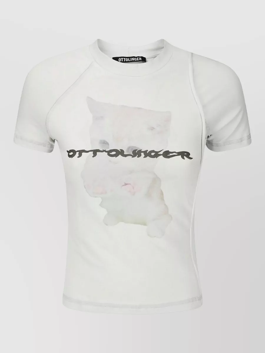 Ottolinger Printed Cotton Short-Sleeve T-Shirt