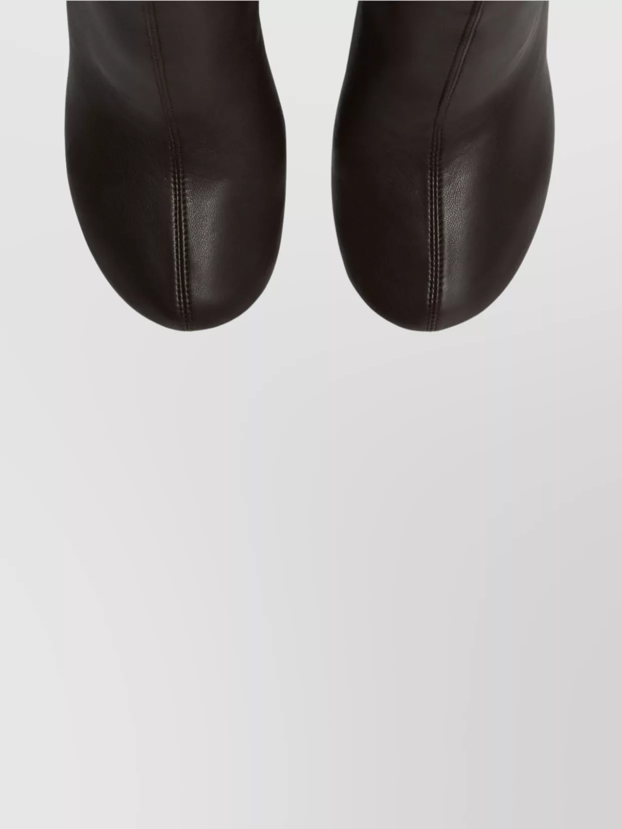 Shop Courrèges Stretch Over-the-knee Stiletto Boots Strap Detailing
