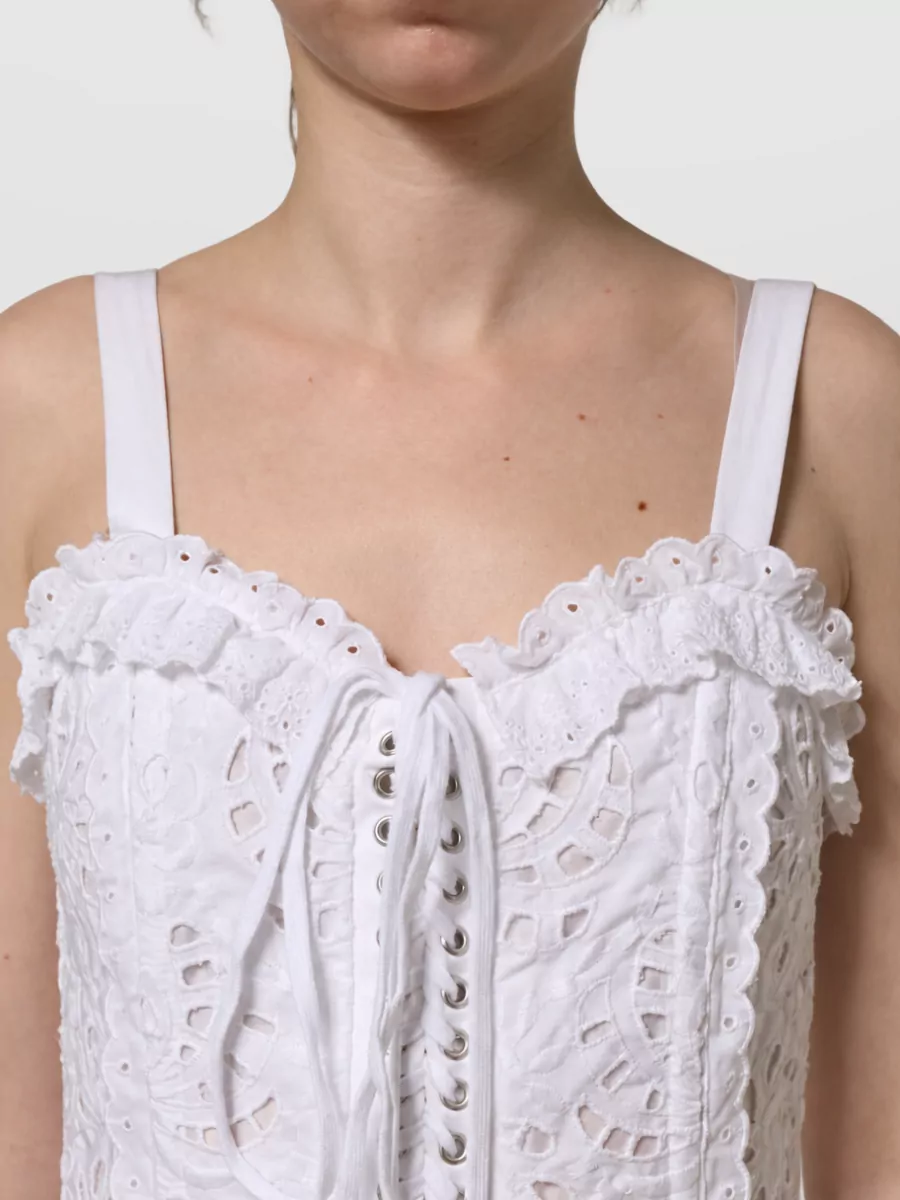 Dolce&Gabbana Broderie Anglaise Mini Dress