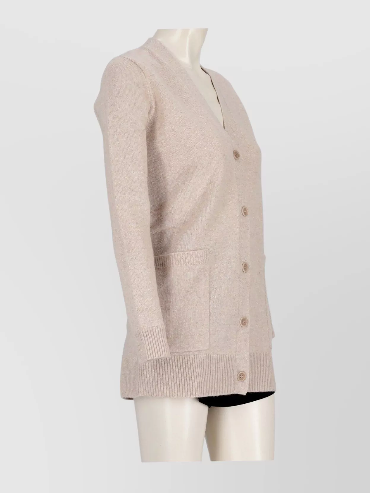 Max Mara Virgin Wool And Cashmere Cardigan With Sequins