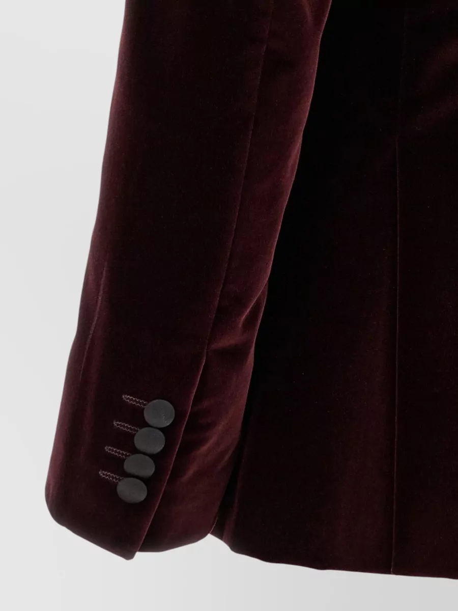 Pal Zileri Cotton Velvet Single-Breasted Blazer