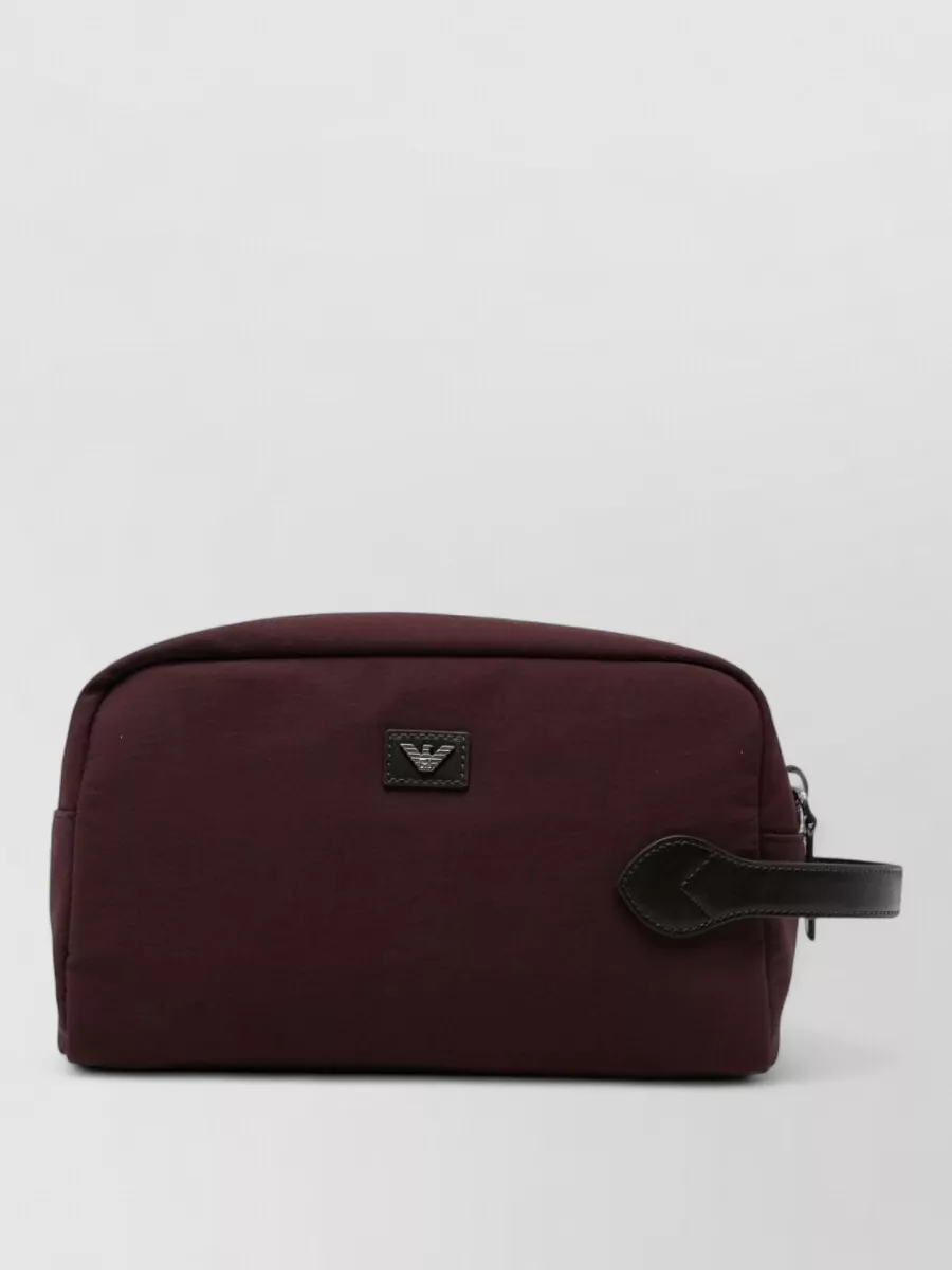Emporio Armani logo clutch bag