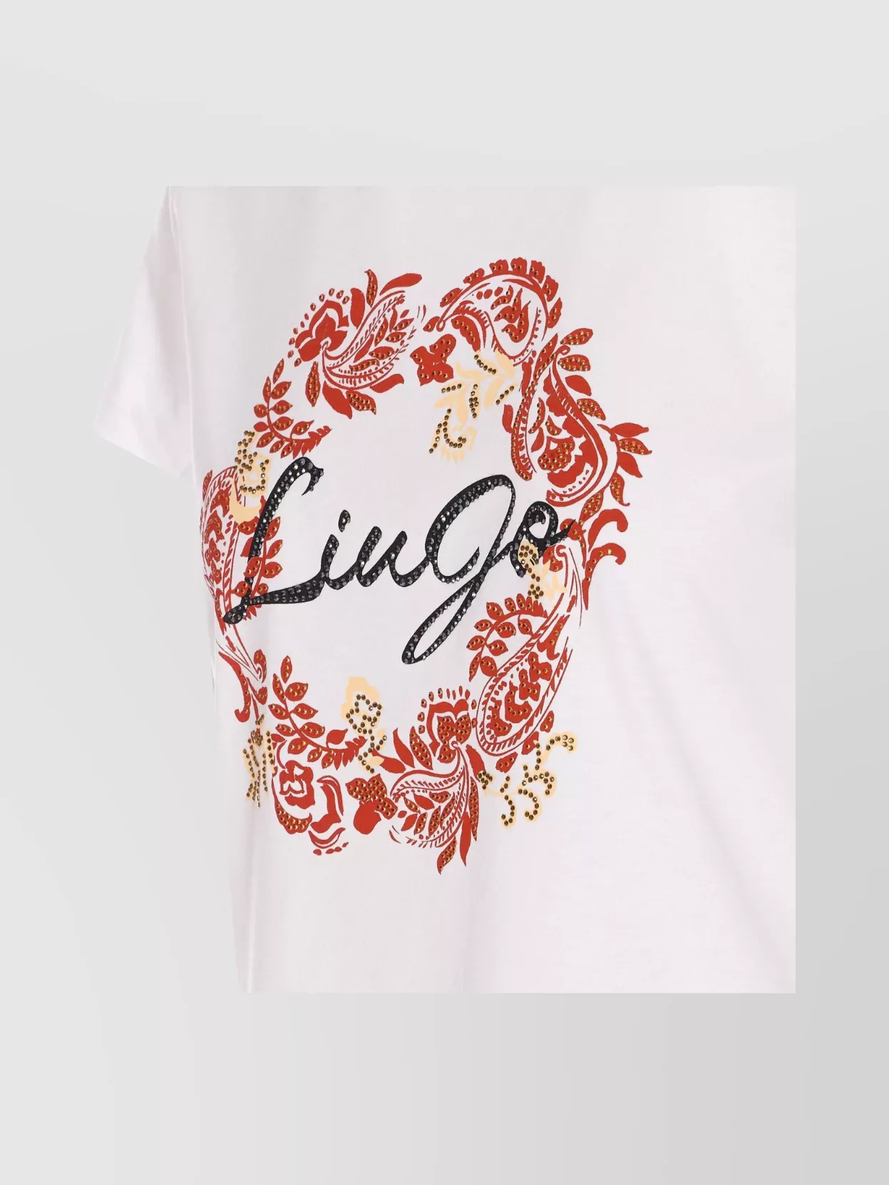 Liu •jo Crewneck Graphic Print Round Neck Short Sleeves