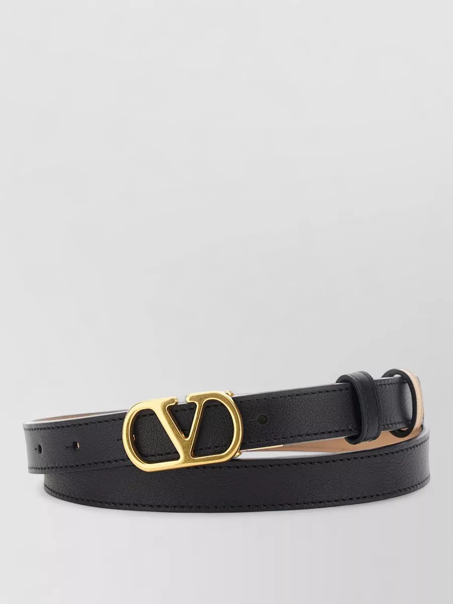 Valentino Garavani Leather Reversible Belt