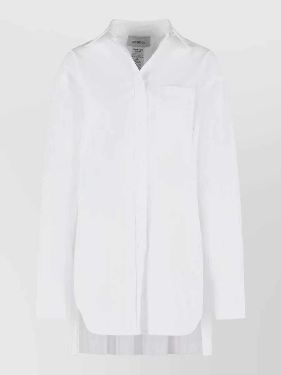 Sportmax cotton blend shirt dress