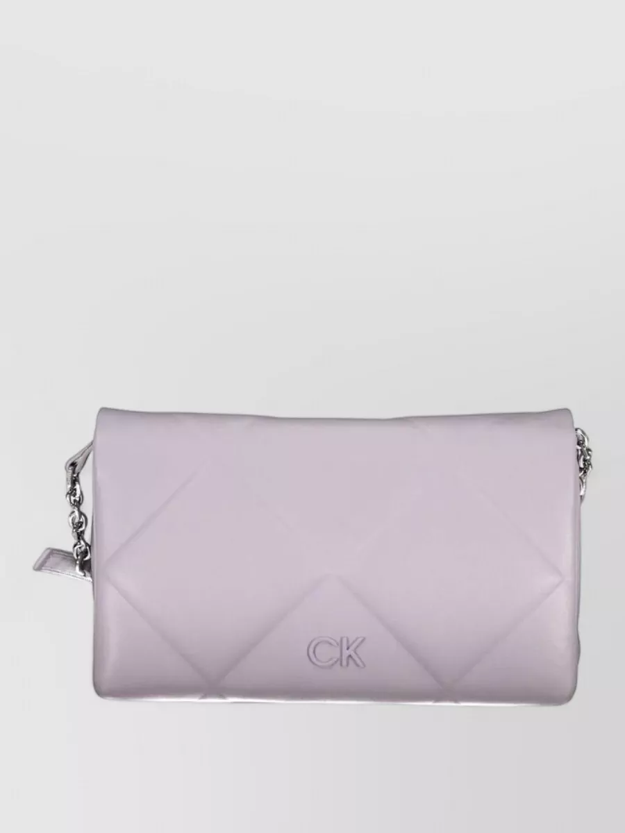 Calvin Klein quilted clutch bag