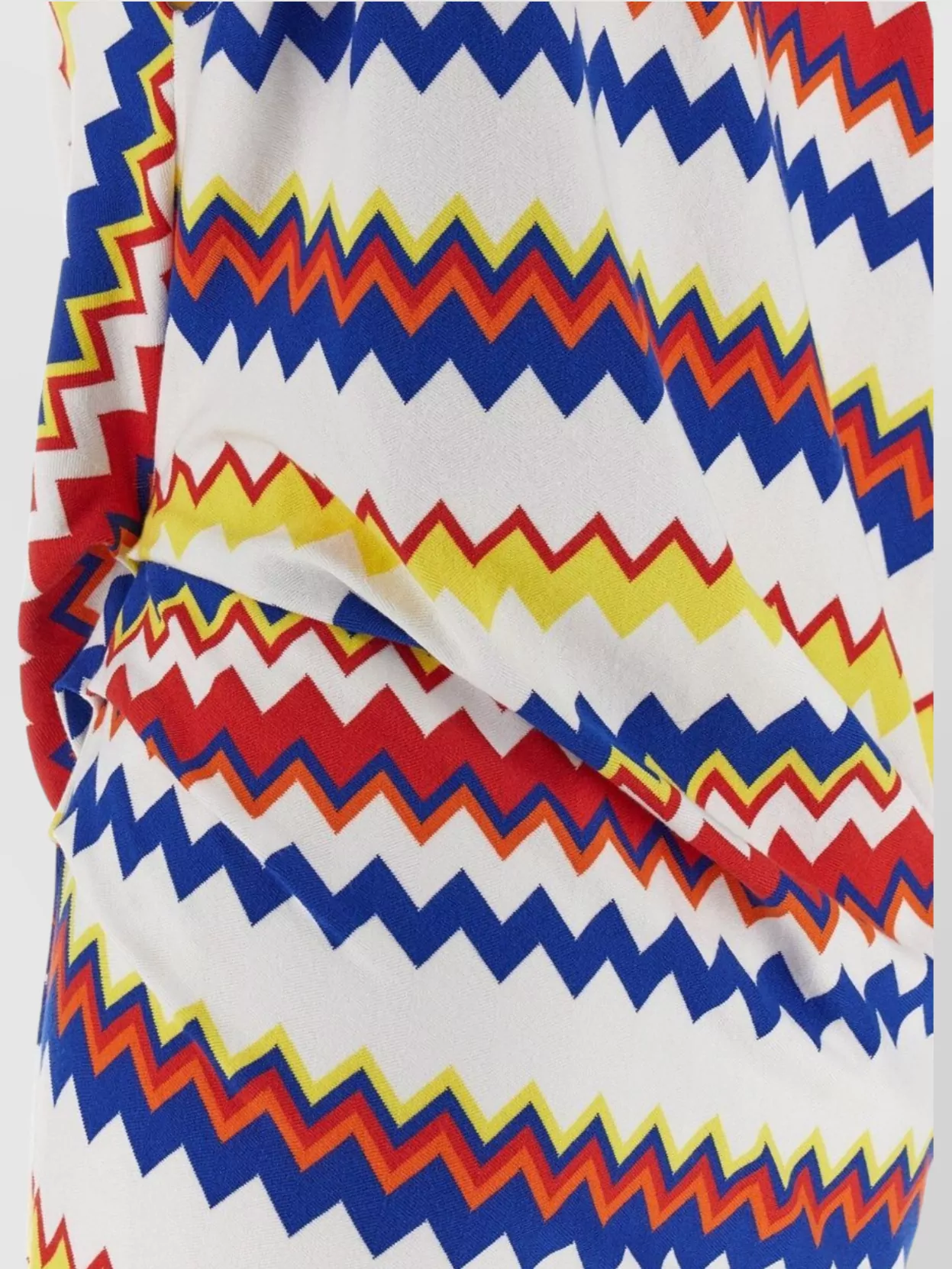 Missoni Zigzag Draped Sleeveless Top