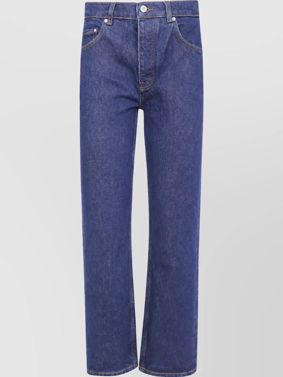 Anine Bing denim straight-leg jeans