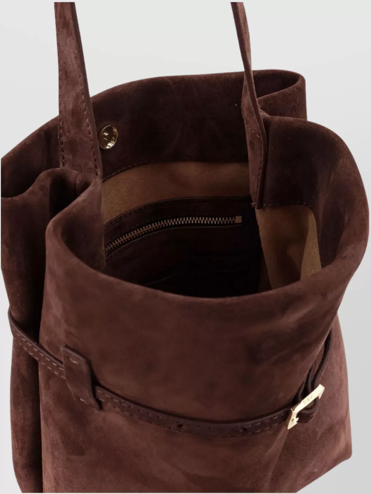 Manu Atelier Everyday Suede Shoulder Bag