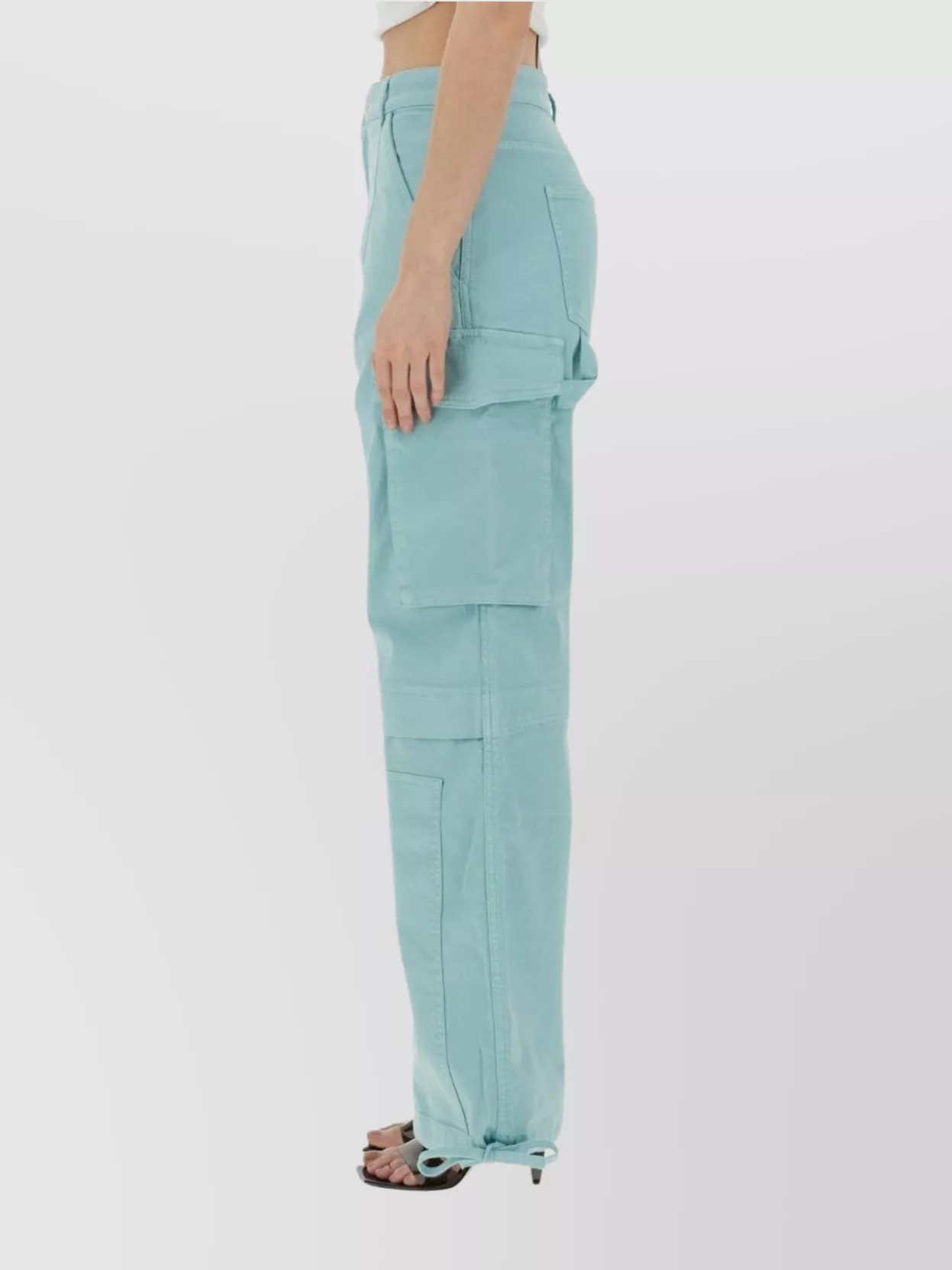Moschino Cargo Utility Pants Wide Leg