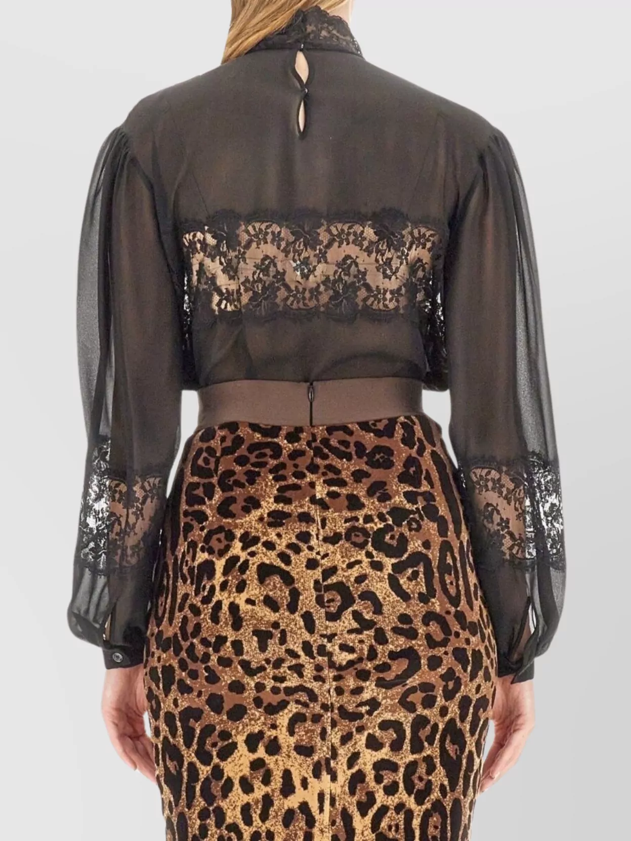 Dolce&Gabbana Silk Turtleneck Blouse