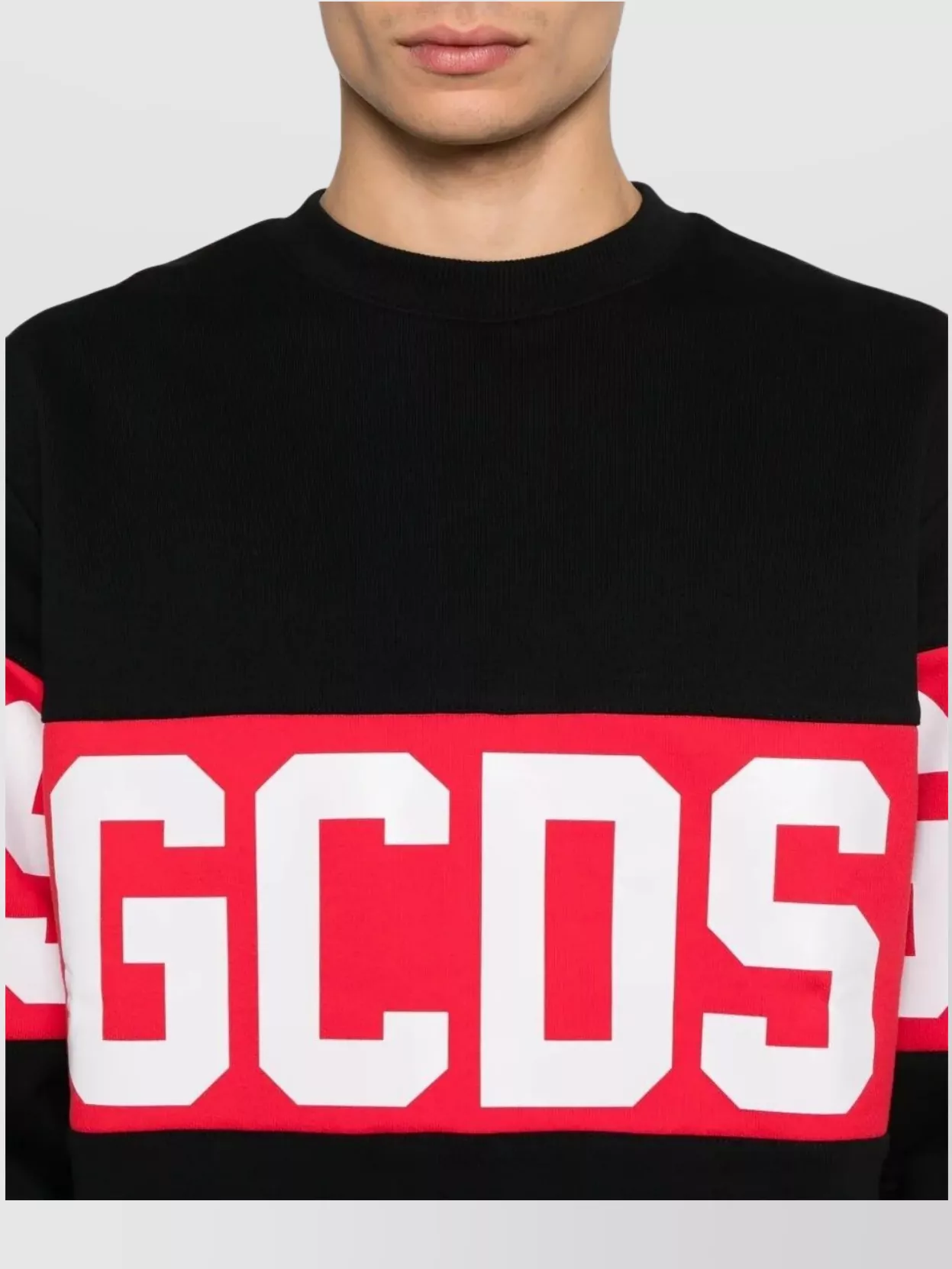 Gcds Logo Design Crew Neck Sweater
