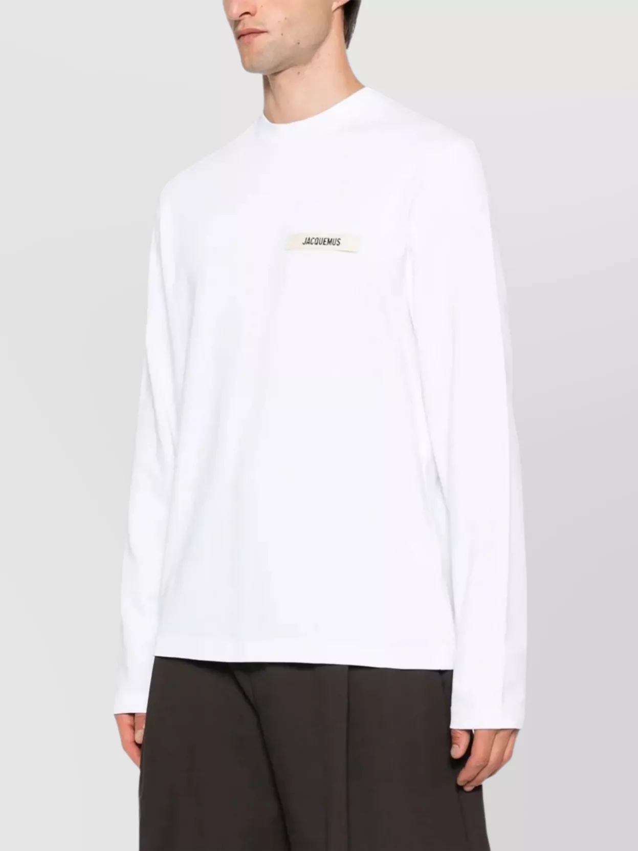 Jacquemus Gros Grain Ml Crewneck Long Sleeves