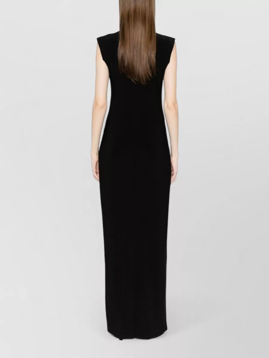 Norma Kamali Sleeveless Fitted Maxi Dress