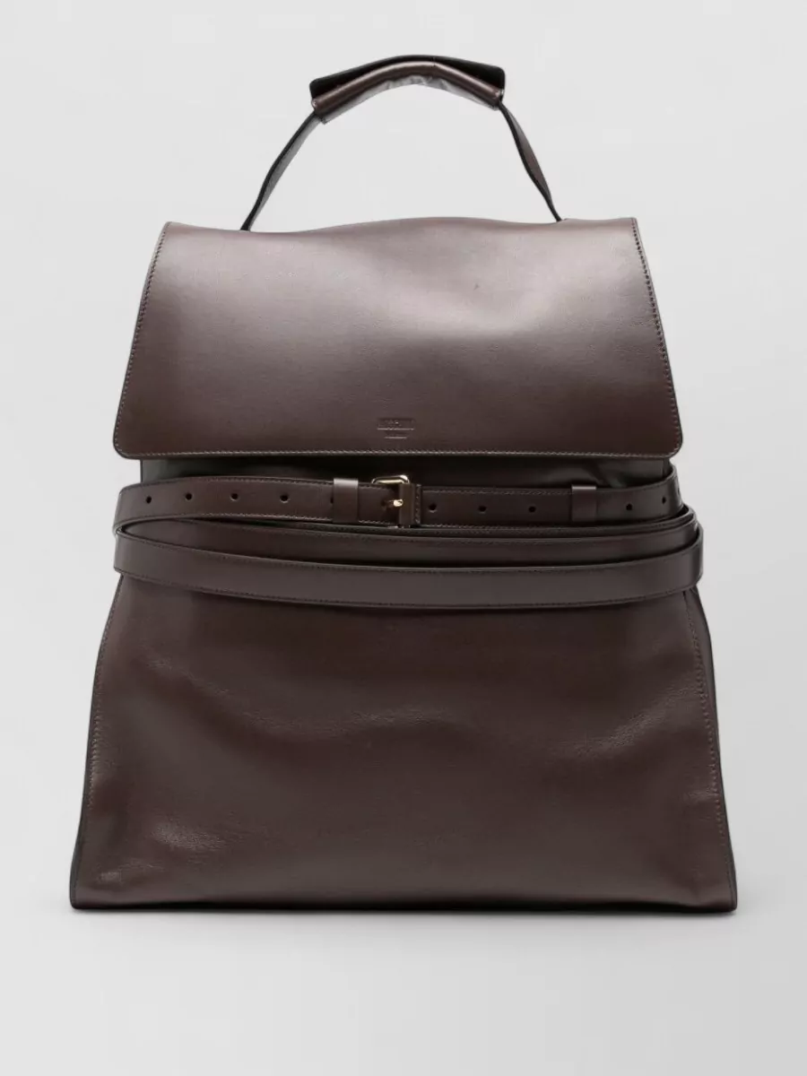 Moschino Leather Backpack