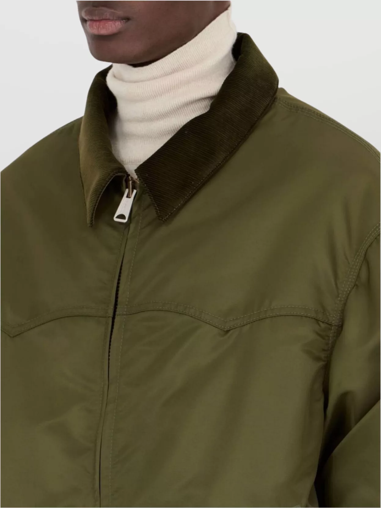 Maison Margiela Velvet Collared Bomber Jacket For All Seasons