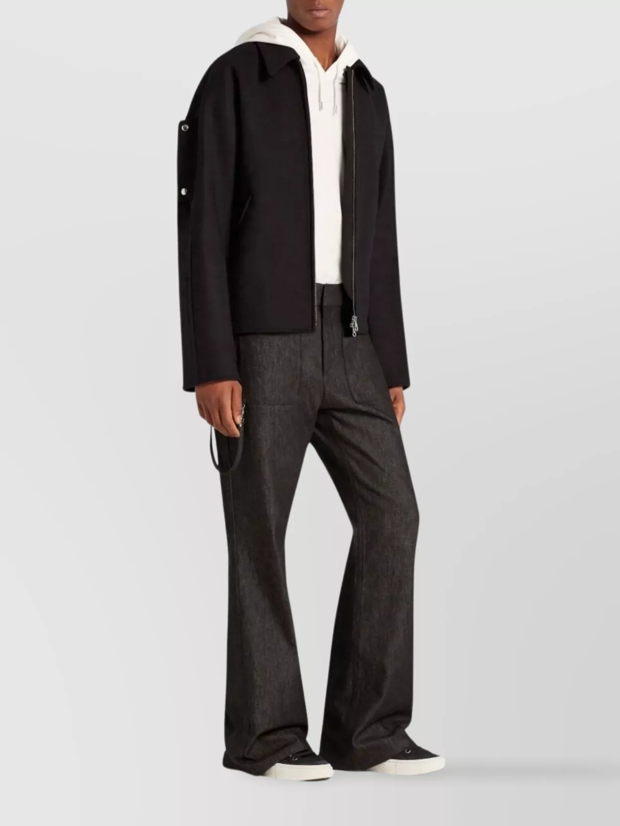 Courrèges Tailored Jacket With Long Sleeves And Pockets