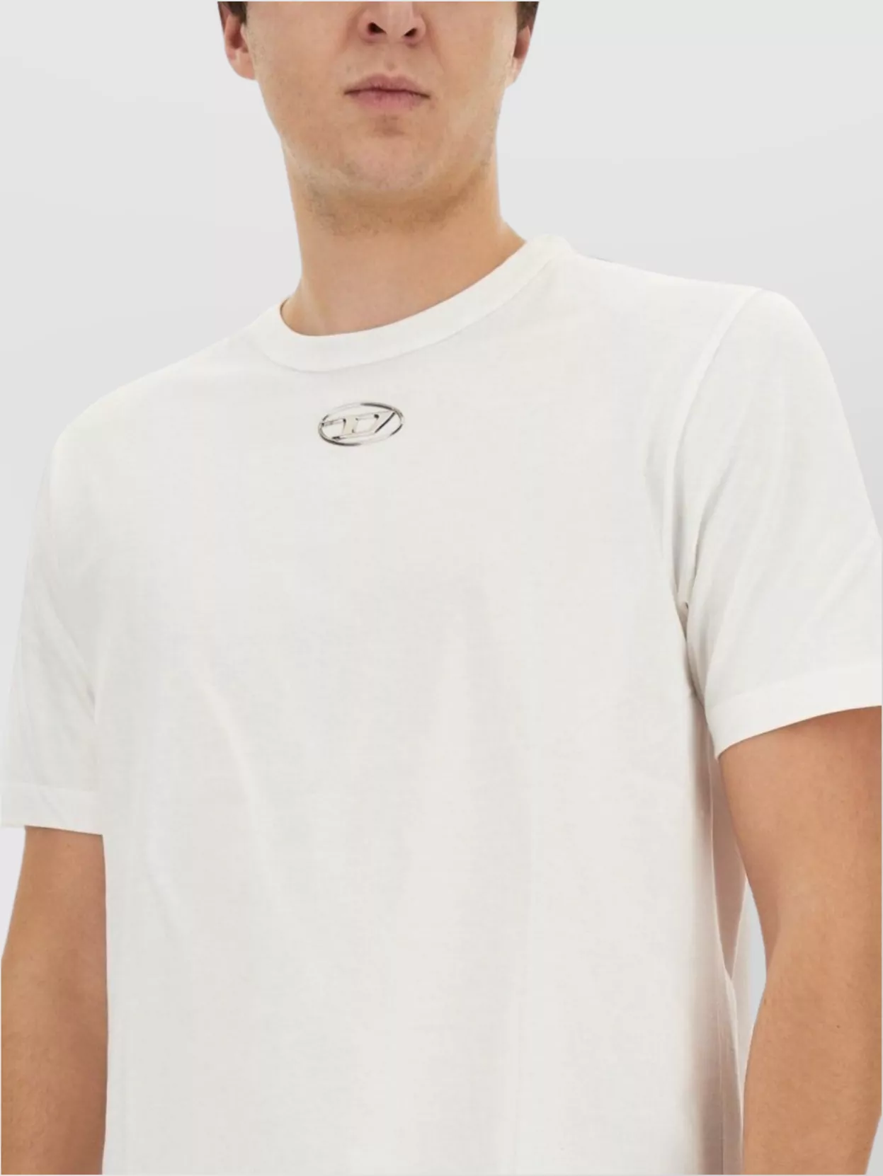 Diesel Logo Crew Neck Short Sleeve T-Shirt