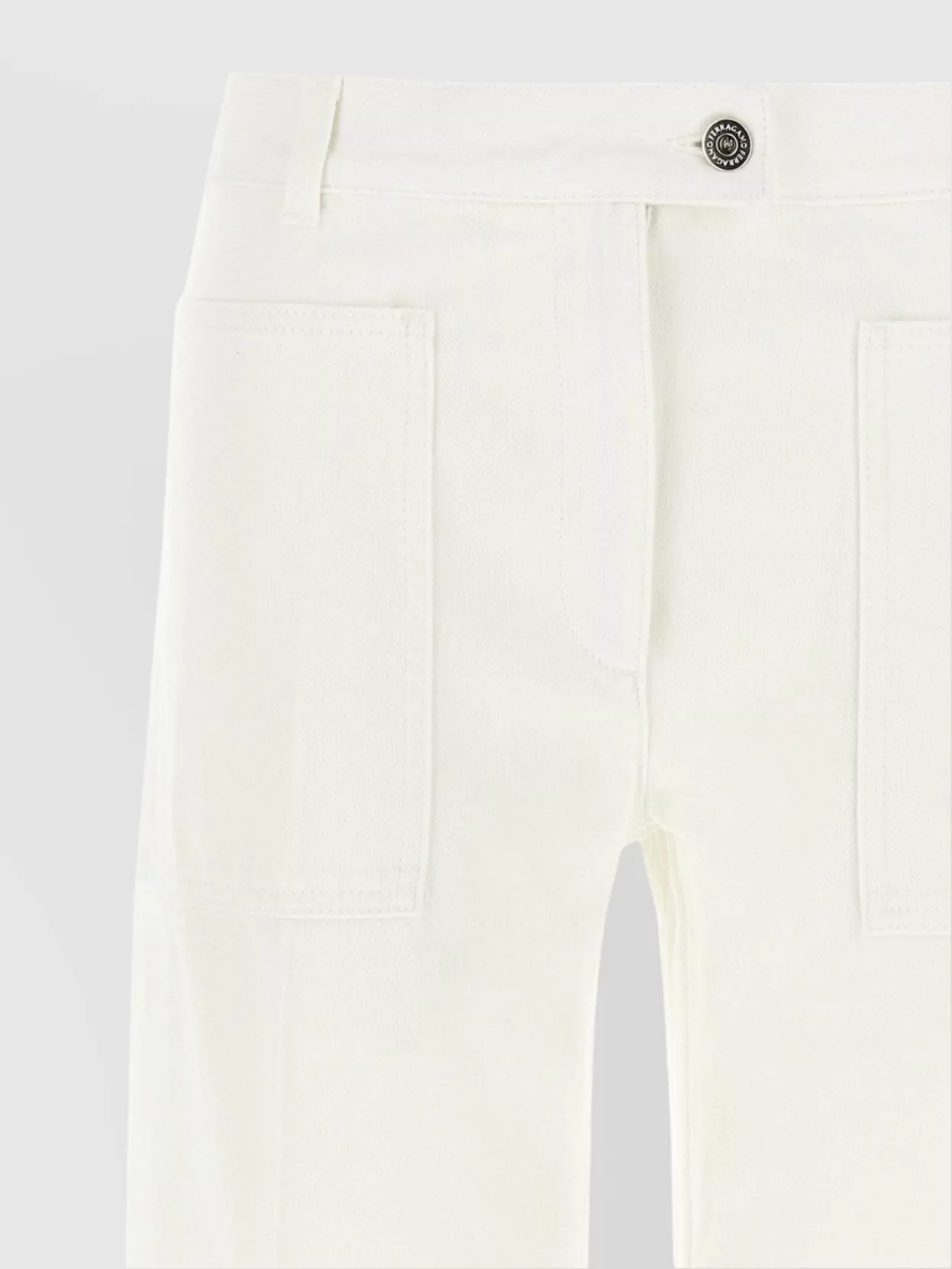 Ferragamo Straight Jeans With Back And Front Pockets