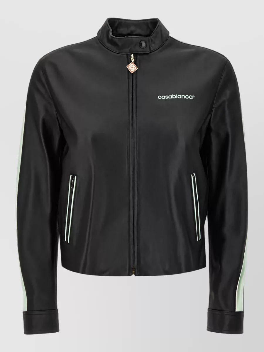 Casablanca leather racer jacket