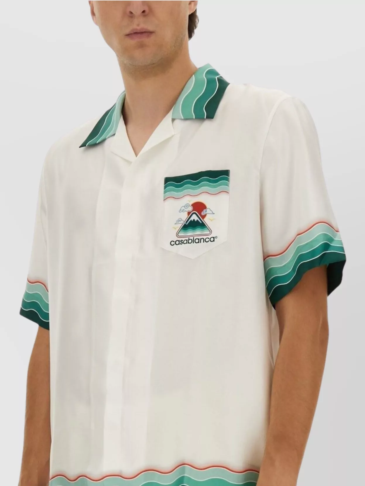 Casablanca Graphic Print Short Sleeve Shirt