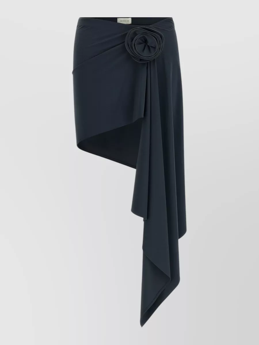 Magda Butrym Asymmetric Draped Swim Skirt