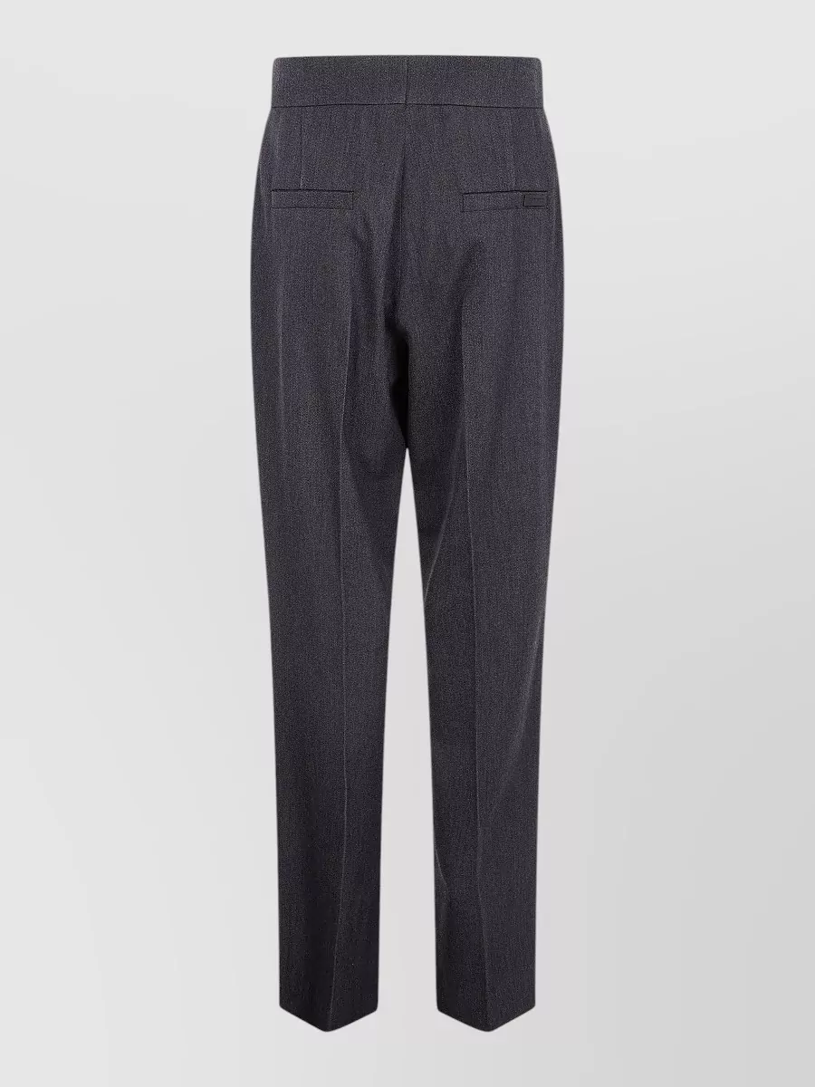Fear Of God Seventies Tailored Trousers Belt Loops Pleats In Gray