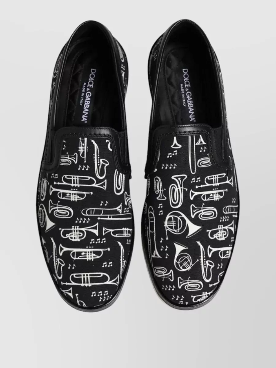 Dolce&Gabbana Printed Slip-On Sneakers