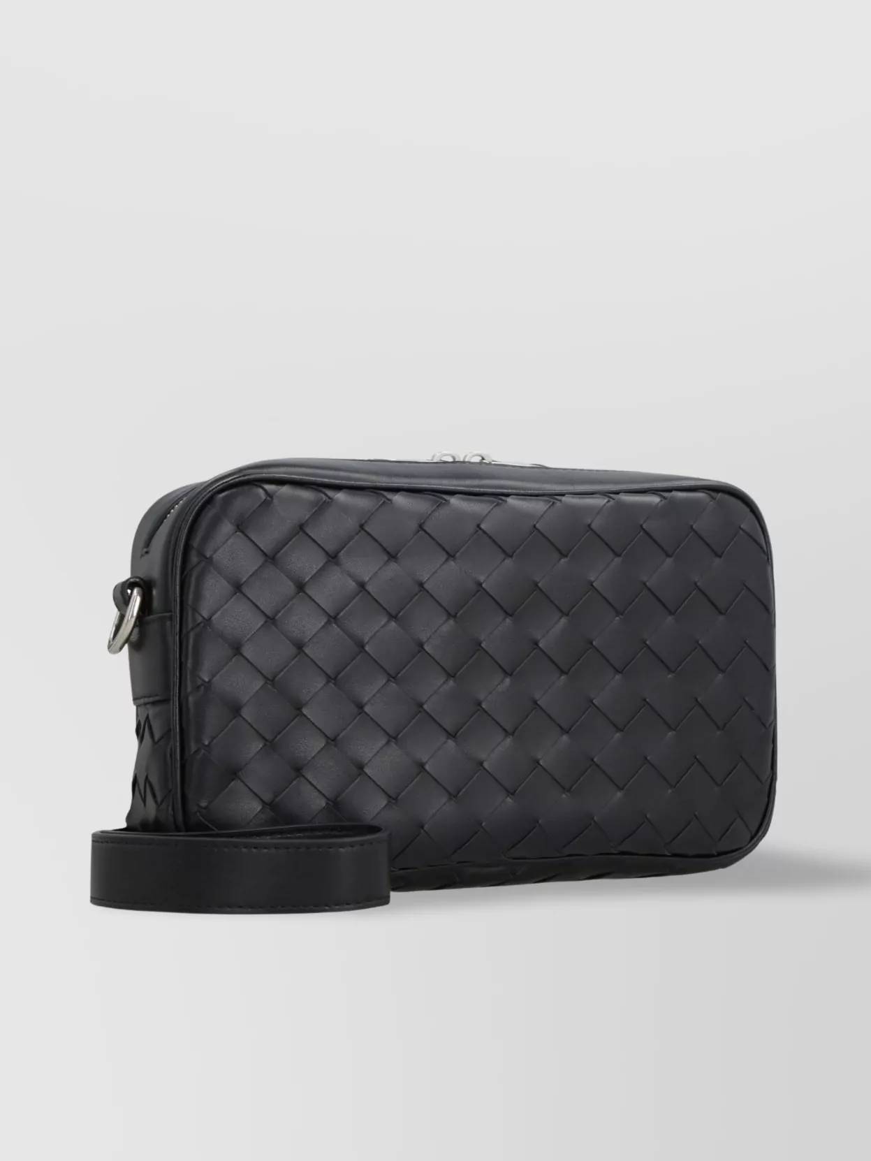 Bottega Veneta Small Woven Leather Crossbody Bag
