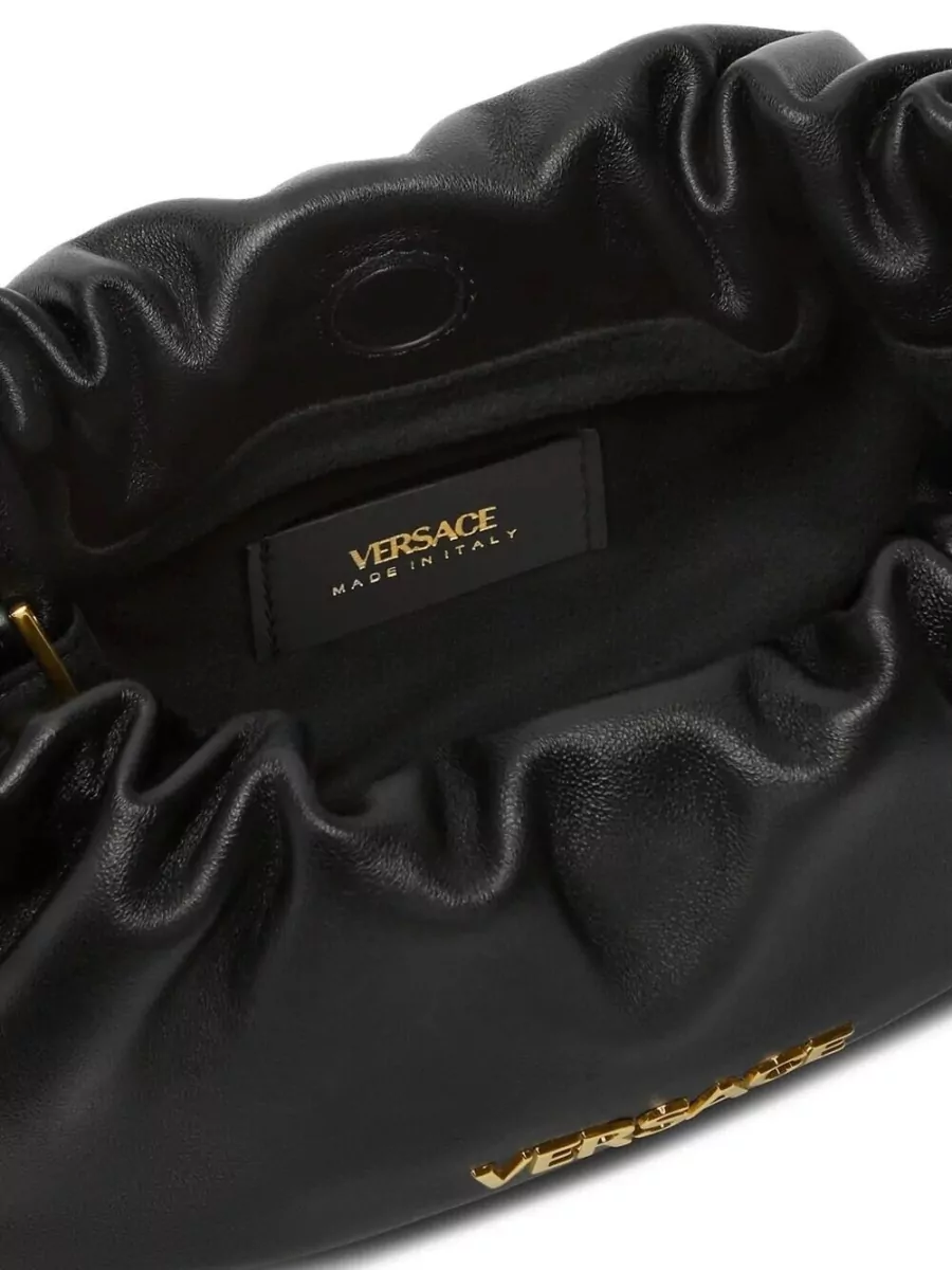 Versace Lamb Leather Minibag Gold Tone Hardware