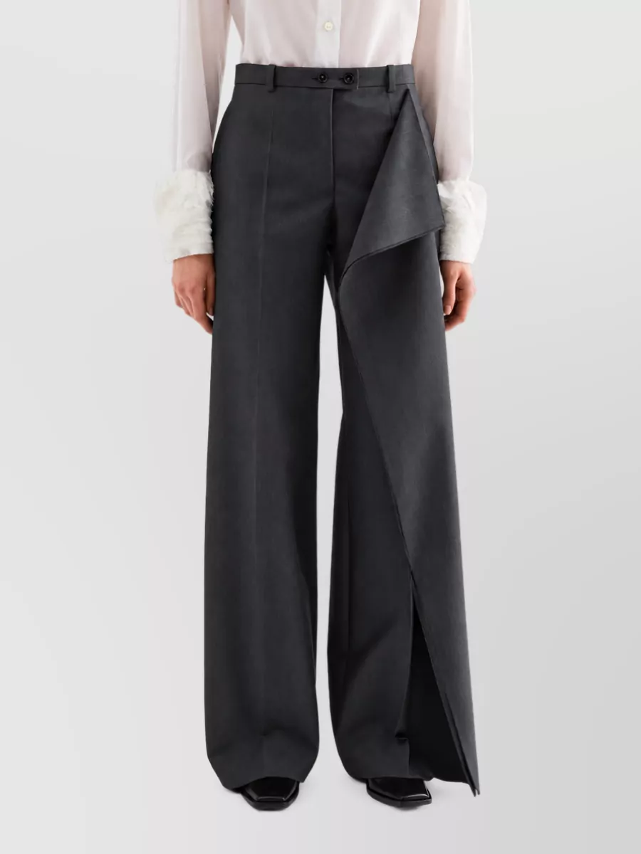 Jil Sander Relaxed-Fit Wool Tailored Trousers
