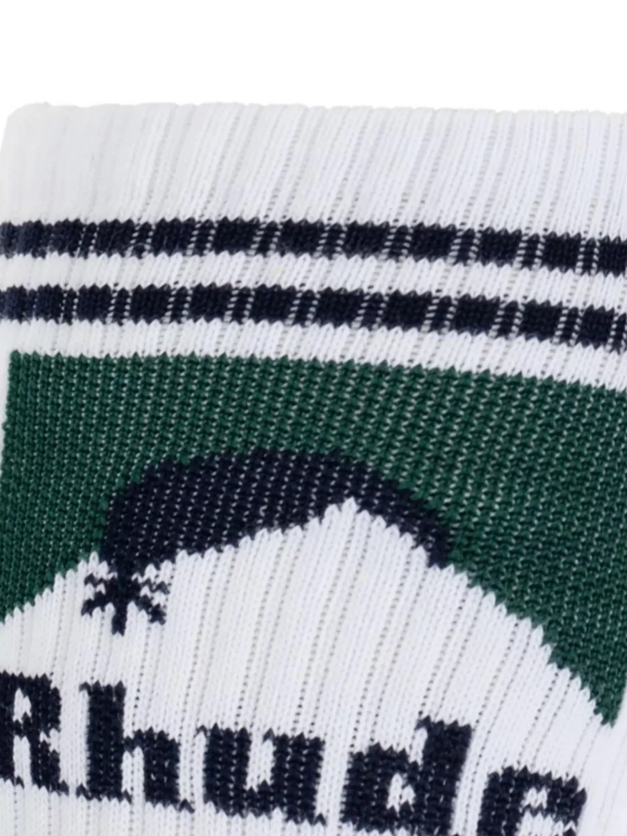 Rhude Lunar Intarsia Mid-calf Ribbed Socks