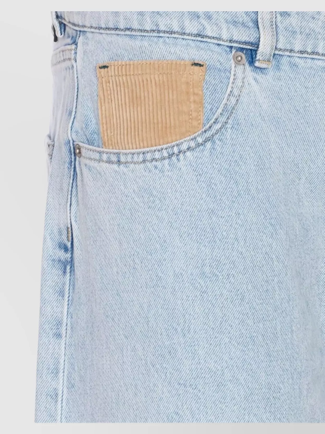 Drôle De Monsieur Denim Trousers Featuring Five-Pocket Design
