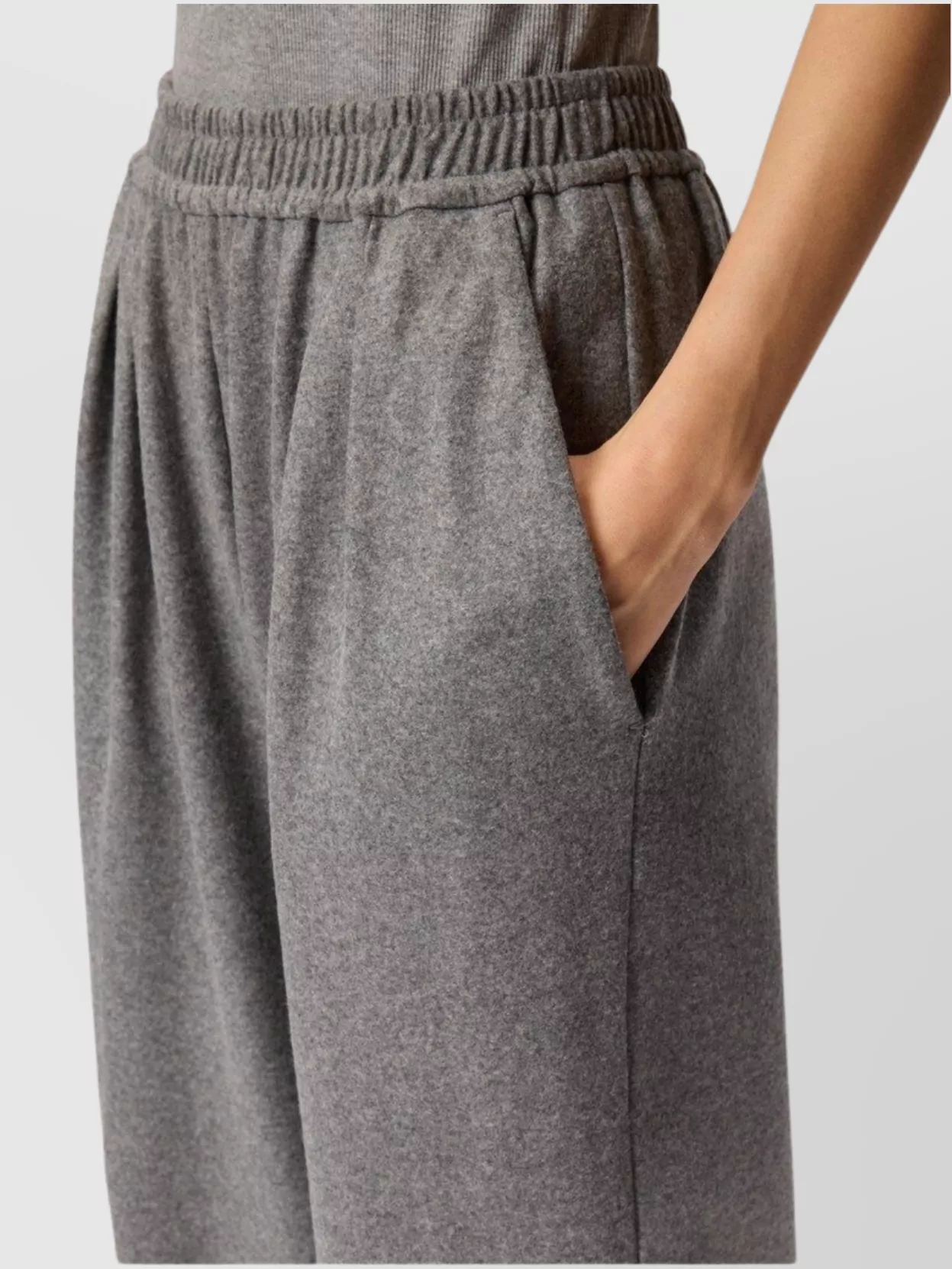 Pinko Wide-Leg Trousers With Pockets And Elastic
