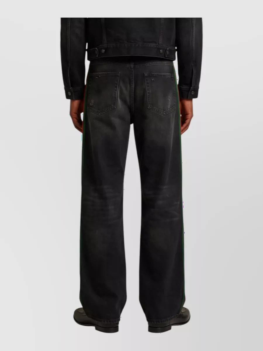 Gucci Denim Mid-Rise Relaxed-Fit Straight-Leg Jeans