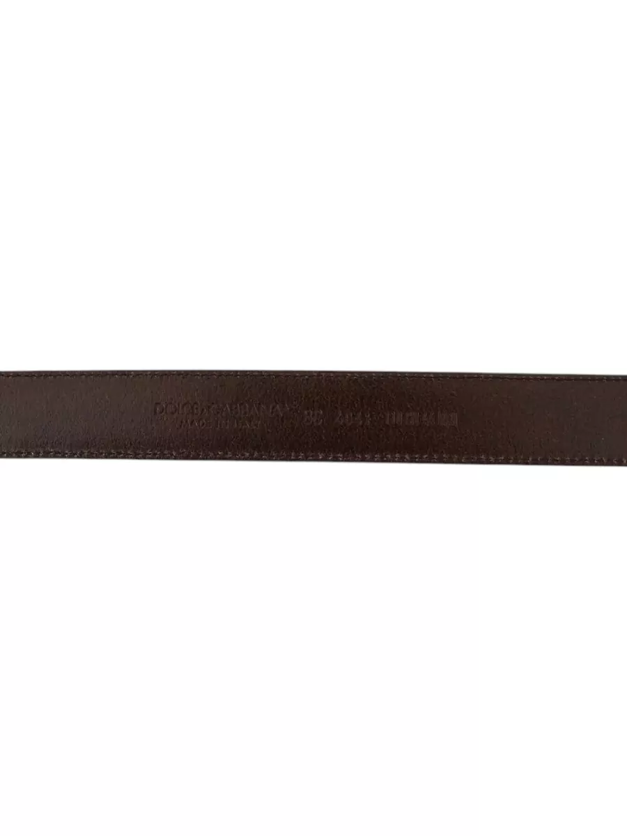 Dolce&Gabbana Perforated Leather Belt